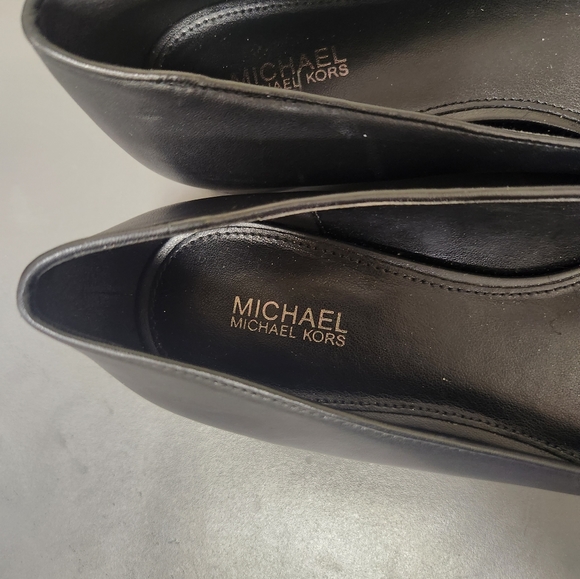 Michael Kors Dylyn Ballet Flats Black Sz 7.5. Excellent Condition - Picture 8 of 9